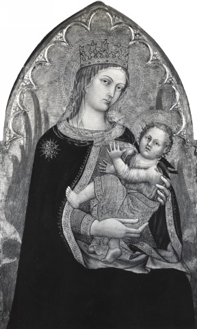 National Gallery of Art, Washington — Taddeo di Bartolo - sec. XV - Madonna con Bambino — insieme, Kress Collection